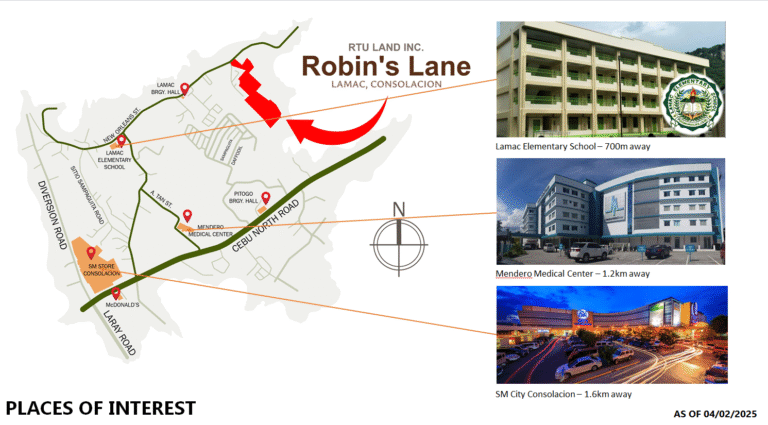 Robin's Lane Places of Interest - My Property Depot