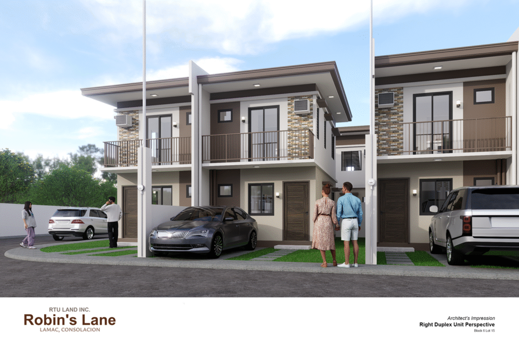 Right Duplex Unit Perspective - My Property Depot