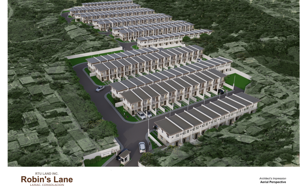 Robin's Lane Aerial Perspective - My Property Depot