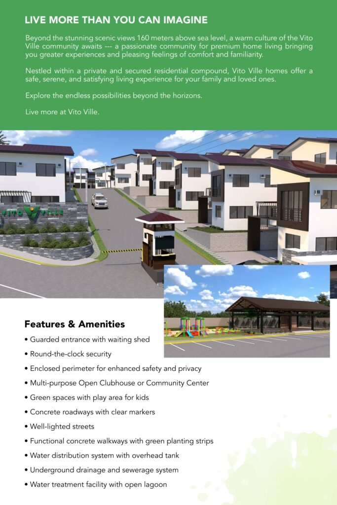 Vito Ville Aminities - MyPropertyDepot