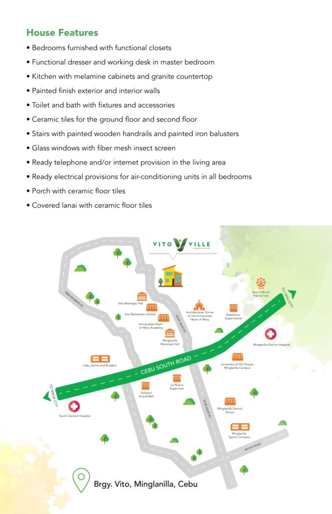 Vito Ville House Features - MyPropertyDepot